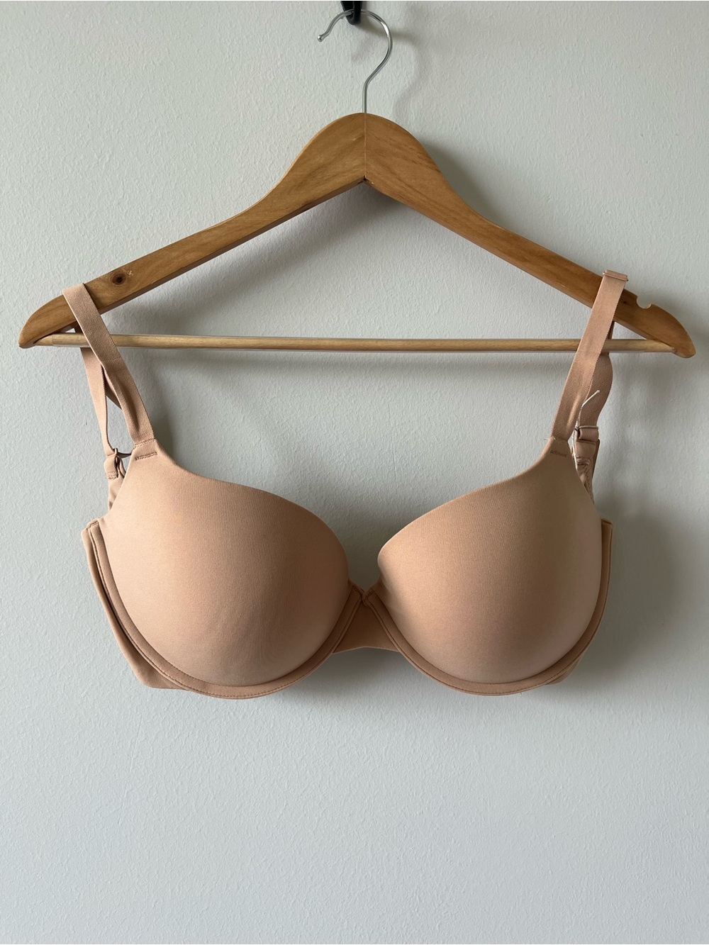 SKIMS Fits Everybody Push-Up Demi Bra 32DDD NWT Ochre Color